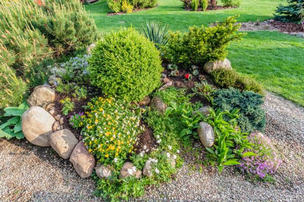 Garden Rock Installation